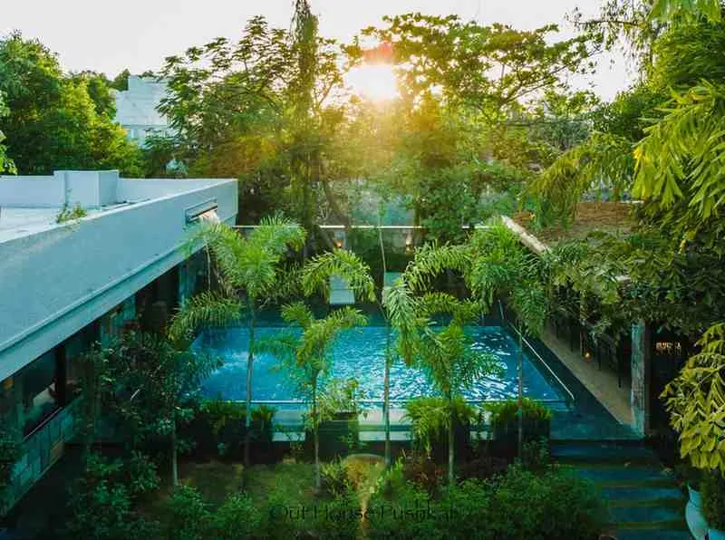Pool area